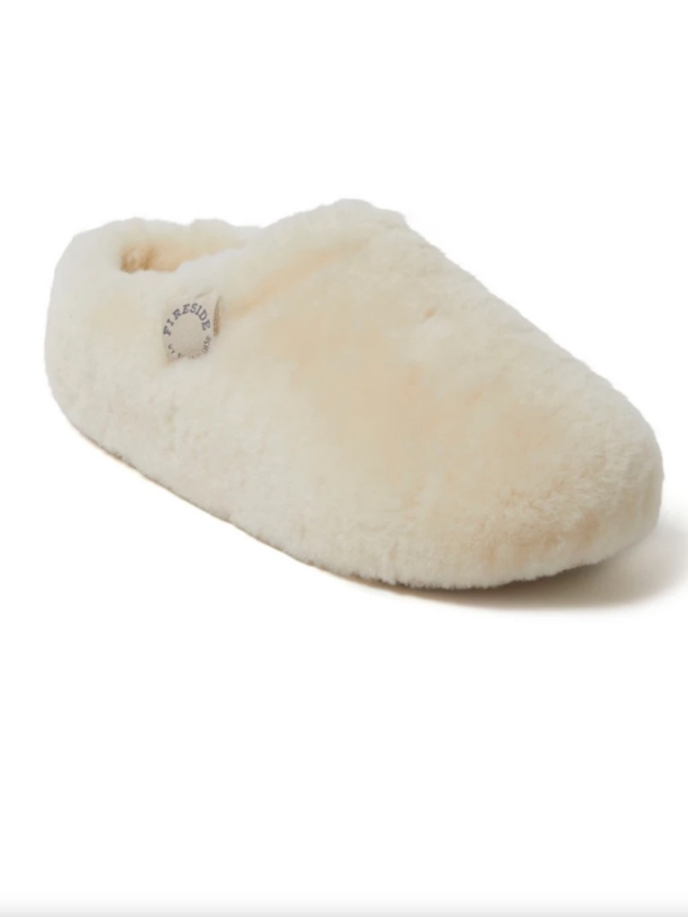 Maryboro genuine shearling wrapped platform clog, natural, 8